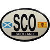 [Scotland Cross (Old) Oval Reflective Decal]