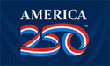 [America 250 Official Logo Blue flag]