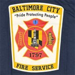 Baltimore City Fire Service Tee Shirt