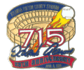 [Hank Aaron 715 Home Runs Stadium Pin]