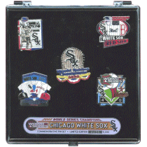 [2005 World Series Champs 5 Pin Set White Sox]