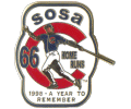 [Sammy Sosa 66 Home Runs Pin]