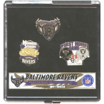 [Ravens Inaugural 3 Pin Set]