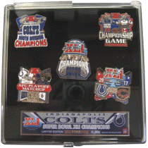 [Super Bowl 41 5 Pin Set]