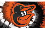 Baltimore Orioles Tie Dye flag
